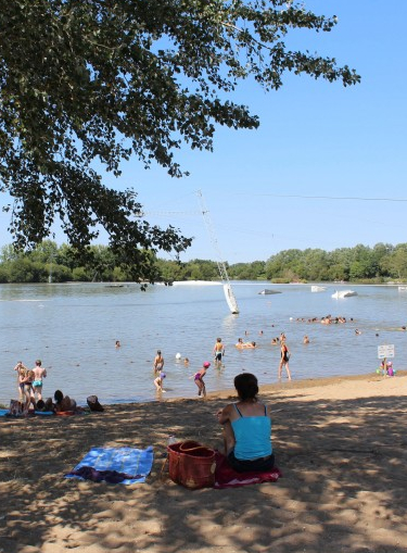 Base de loisirs de Saint-Viaud : espace baignade