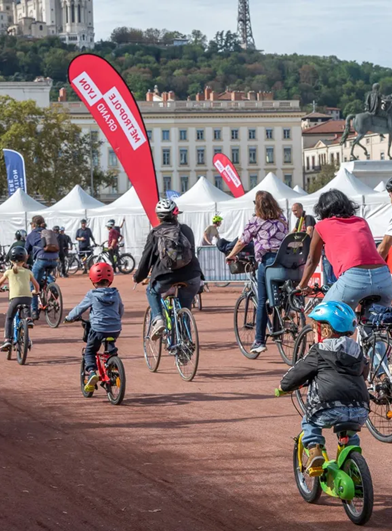La parade du Festival du vélo