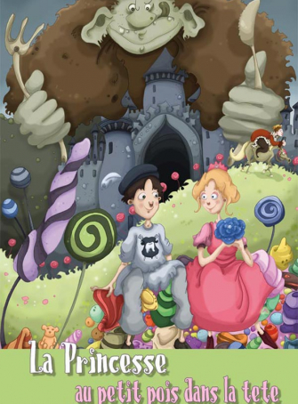 La Princesse au petit pois dans la tête - Affiche spectacle Théâtre le Bout