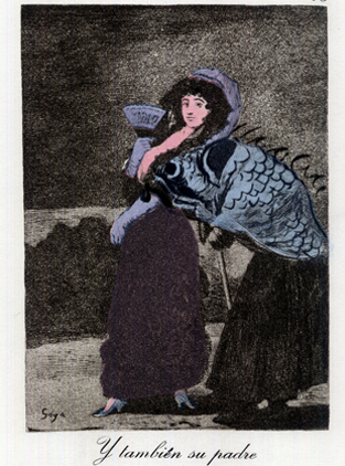 Les Caprices de Goya, par Salvador Dalí