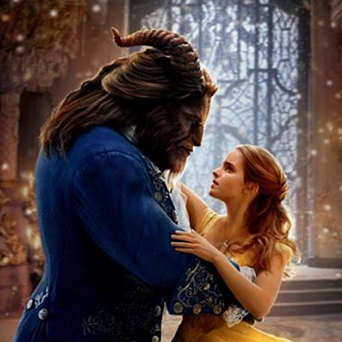 La Belle et la Bête - Affiche finale du film Disney avec Emma Watson et Dan Stevens