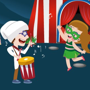 Affiche les Gamin'Rient à Vence