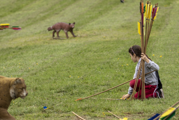 Dans le parc des Grottes du Cerdon