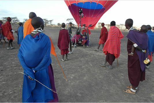 African Safari : montgolfière