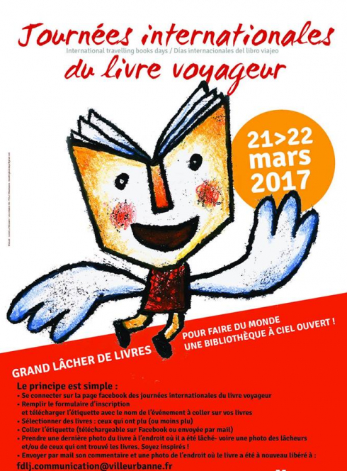 Affiche des Journées Internationales du Livre Voyageur