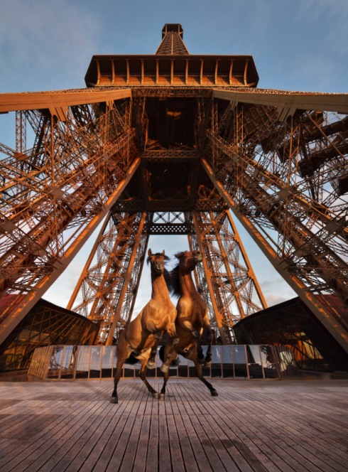 Paris Eiffel Jumping