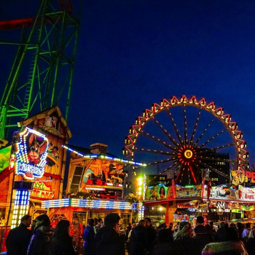 Fête foraine de printemps à Clermont de nuit