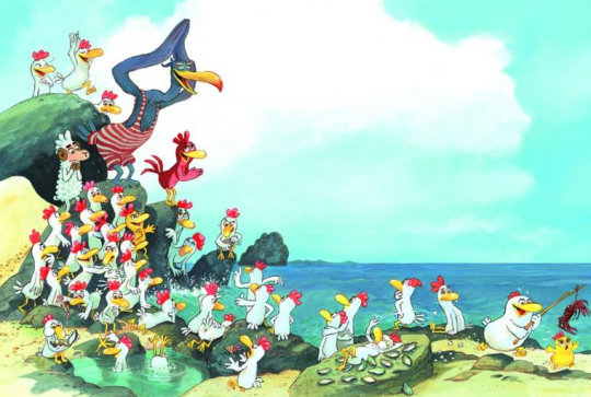 Les P'tites Poules à la plage