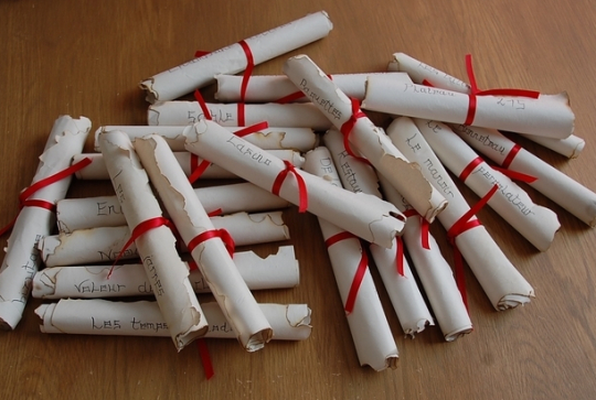 Les invitations parchemins