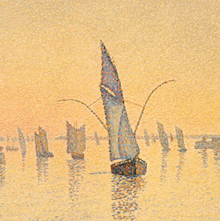 Concarneau par Signac (détail)