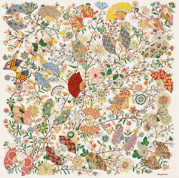 Fleurs et Papillons de Tissus - Musée des Tissus