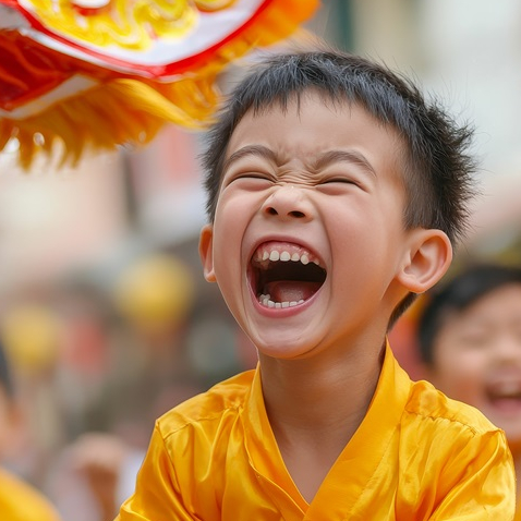 Nouvel An chinois à Paris : défilé enfant