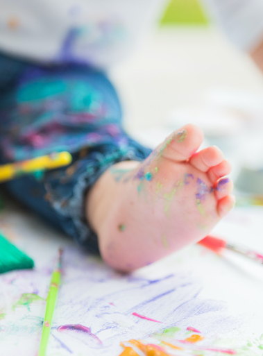 Activités sciences tout-petits : peinture