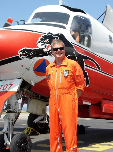 Patrick Calamia, pilote de Tracker à la BASC