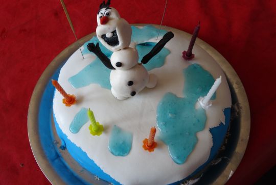 Gâteau Olaf