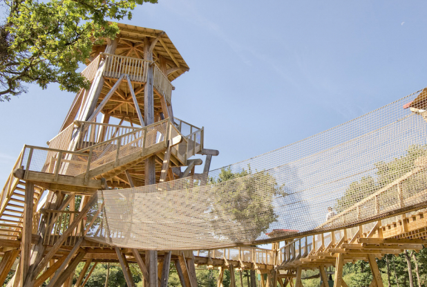 Planète Sauvage : pont suspendu