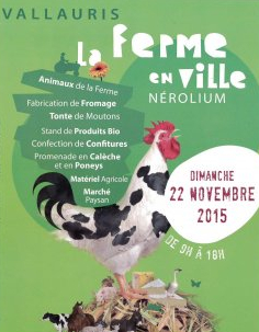 Ferme en ville 2015 - affiche
