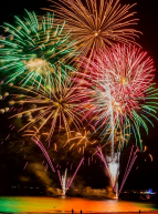 Feu d'artifice du 14 juillet à La Baule par Caroline Paux