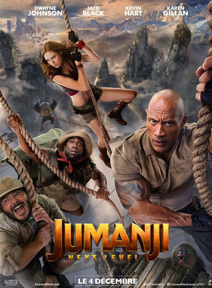 Jeux Vous Aime Numéro 4 Date De Sortie Jumanji 2 - Next Level : film d'aventure familial au cinéma le 4