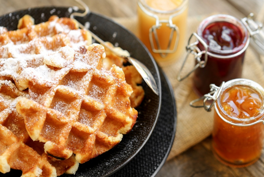 Recettes Mardi Gras : gaufres liégeoises