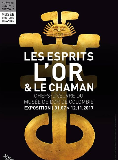 Expo : Les Esprits, l'Or et le Chaman - Affiche