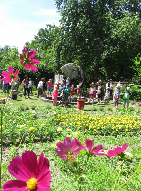 Un des jardins du parc Wesserling.