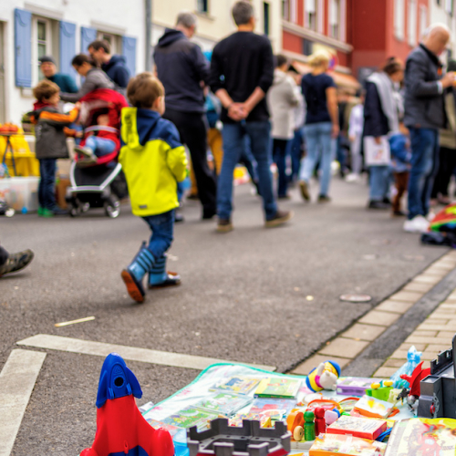 Braderie en famille