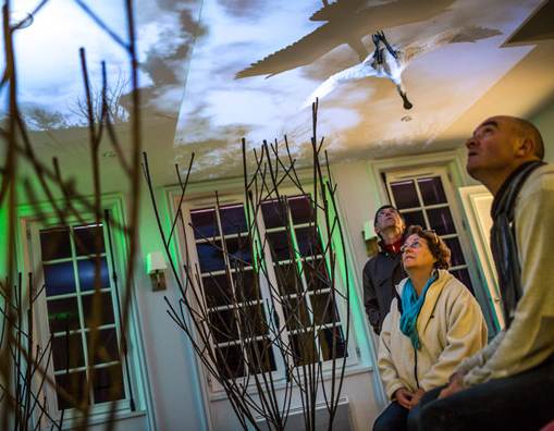 La  Maison du Lac de Grand Lieu : nuit du lac