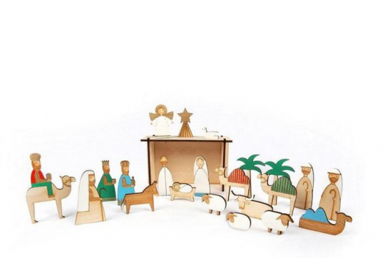 Calendrier de l'avent crèche - Meri Meri