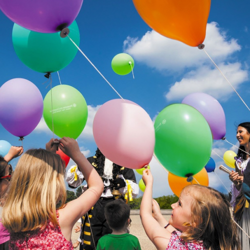 Week-end des enfants au Domaine de Chantilly - Lâcher de ballons