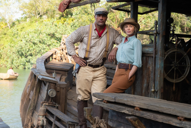 Jungle Cruise : Dwayne Johnson et Emily Blunt sur le bateau