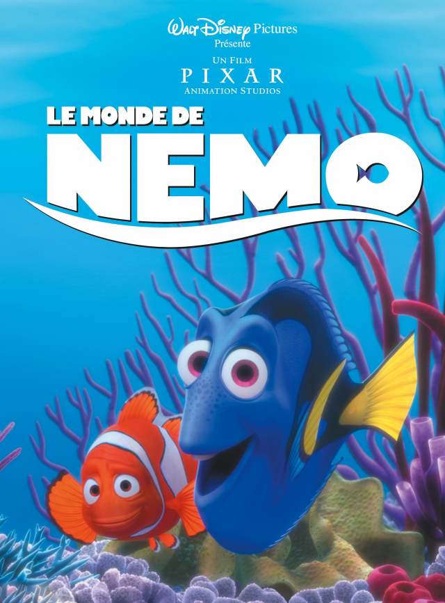 Le Monde de Némo : film d'animation américain pour enfants Pixar ...