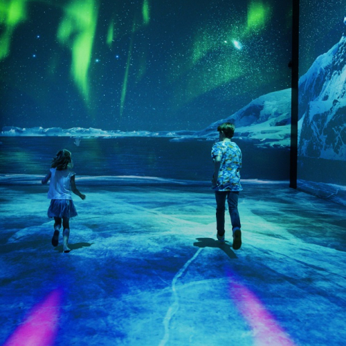 Exposition Mission polaire : Des enfants dans une expérience immersive