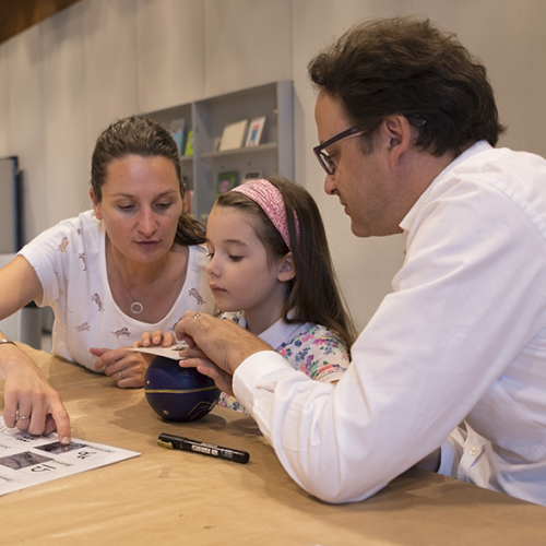 Atelier à 4 mains à la BnF
