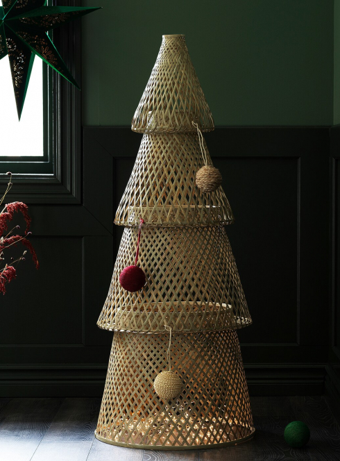 Sapin de Noël en bambou Ikéa