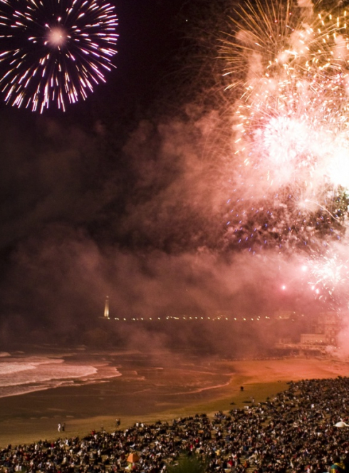 Feu d'artifice du 14 juillet 2019 à Biarritz par Emmy Martens