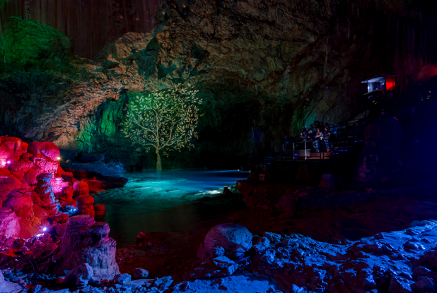 Grotte de Choranche : Spectacle Son et lumière