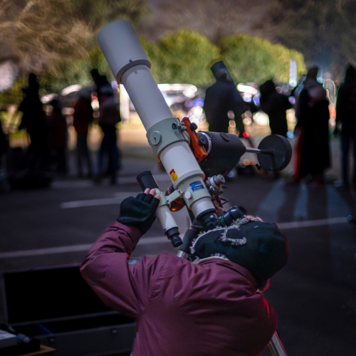 Planétarium de Nantes : observation du ciel