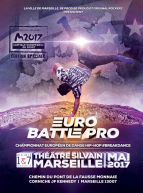 Affiche de l'Euro Battle Pro 2017 à Marseille
