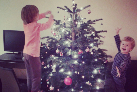 Concours mon beau sapin 2014 - Matias et Gael