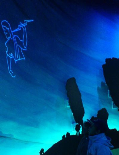 le mur des etoiles (espace enfants)