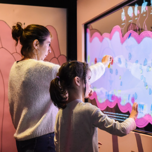 Exposition Microbiote espace des sciences