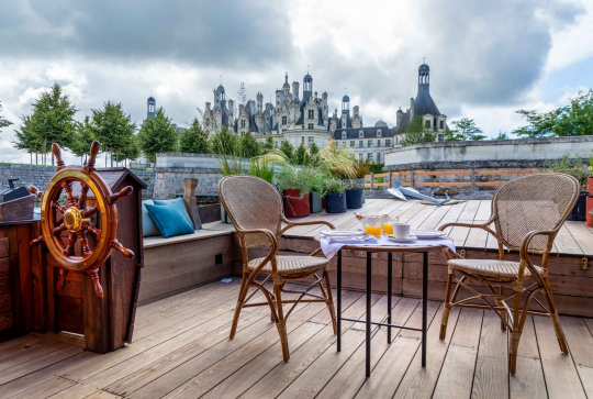 Relais de Chambord - toue cabanée