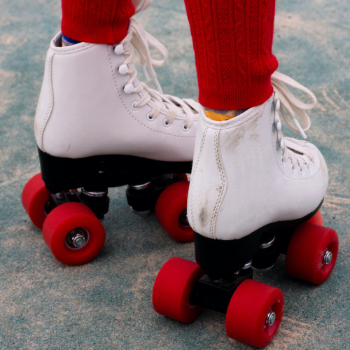 Piste de roller pour Noël à Arcachon