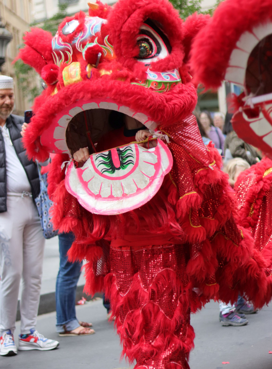 Dragon chinois à la Fête des bannières