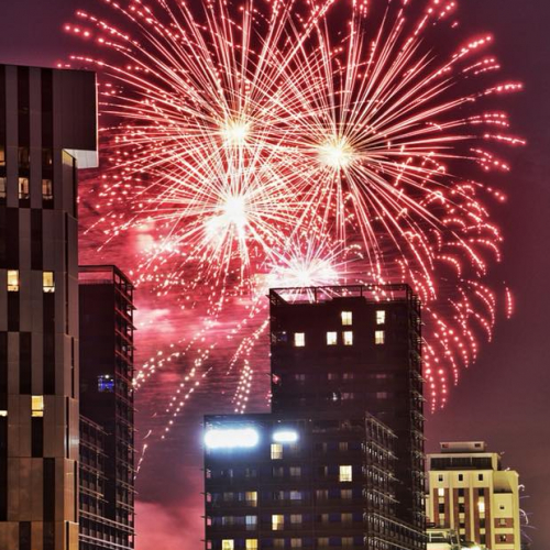 Strasbourg feu artifice