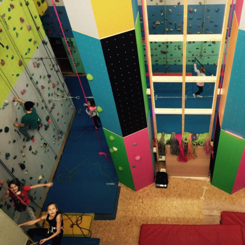 bloc escalade et slack-line