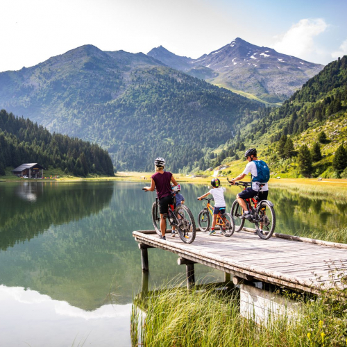 Vacances d'été en famille à Méribel - sortie VTT