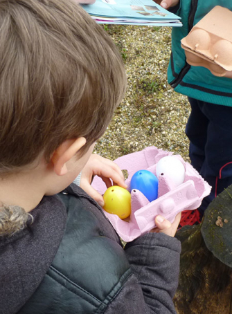Chasse aux oeufs au Grand Parc de Miribel Jonage