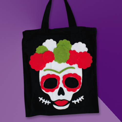 Sac à bonbons tête de mort